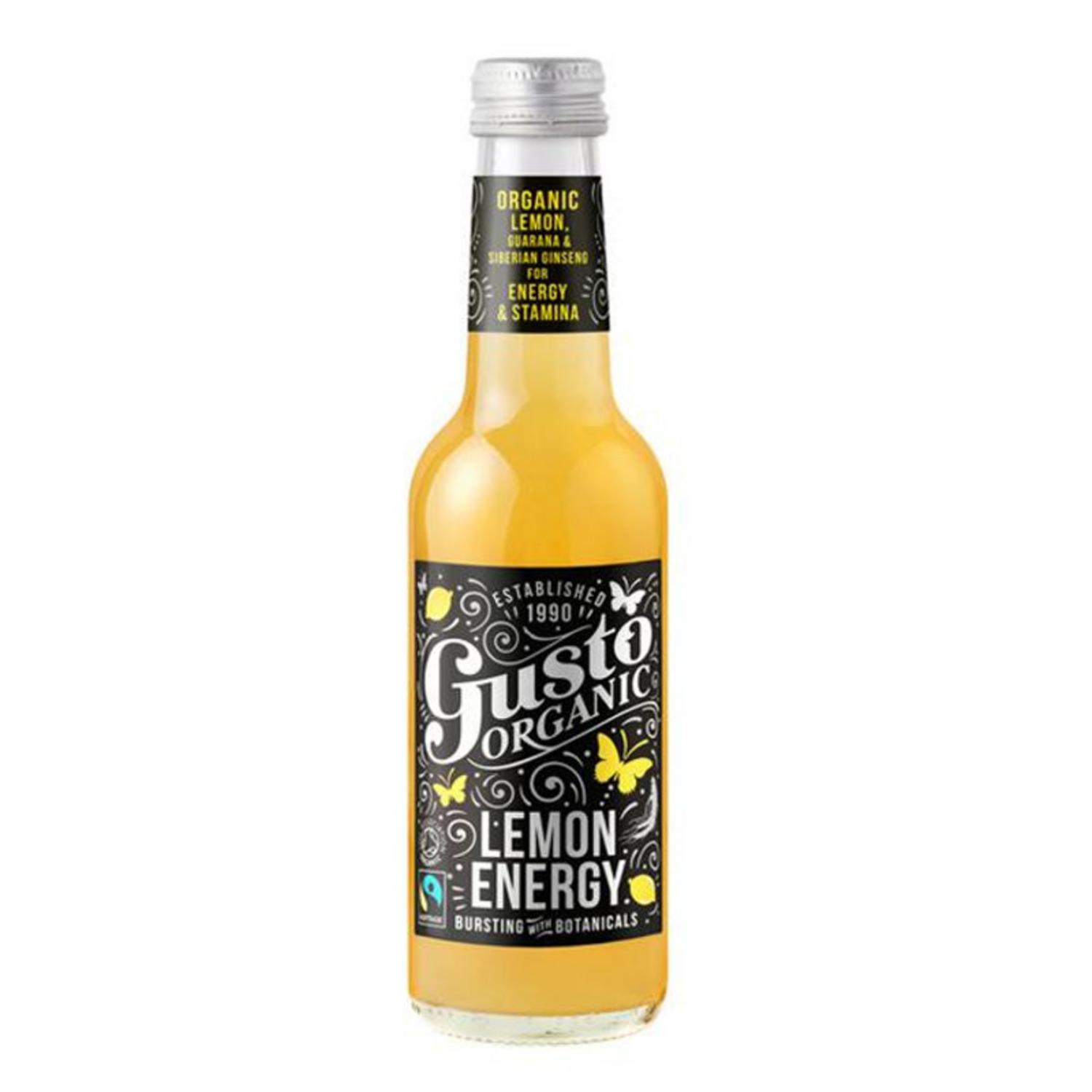 Organic Guarana Sparkling Lemonade in 250ml from Gusto