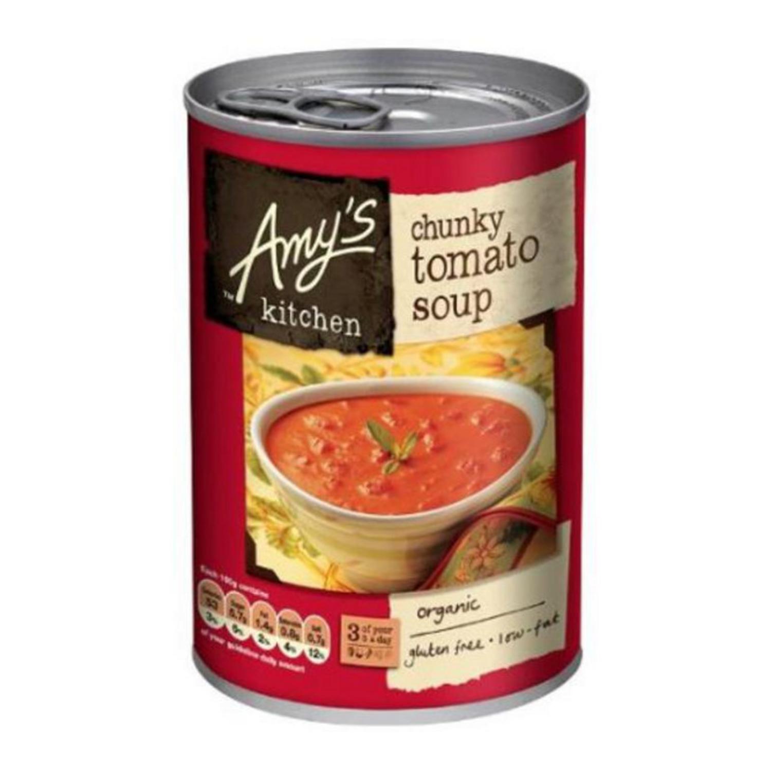 Organic Chunky Tomato Soup in 411g from Amy's Kitchen