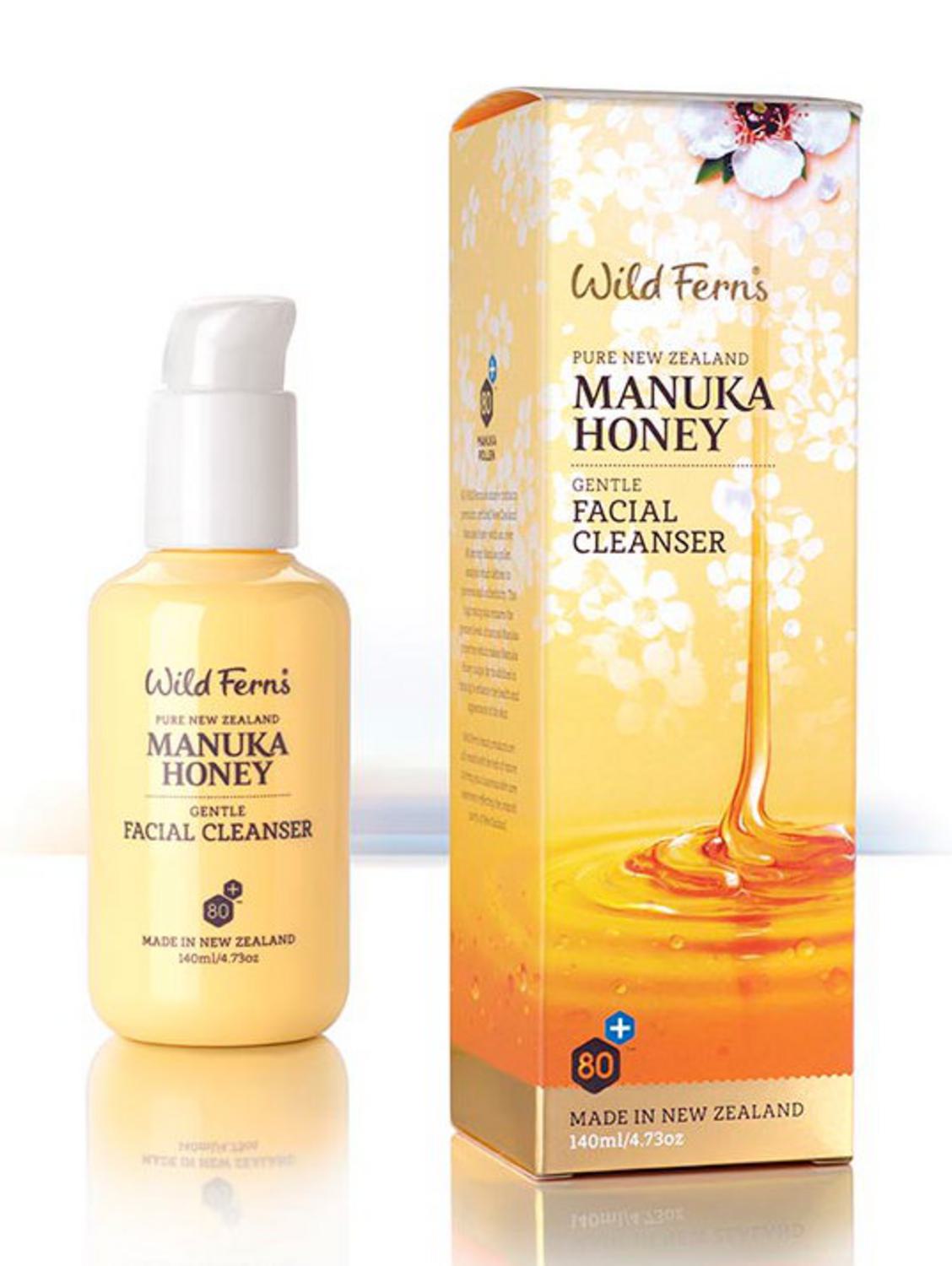 Manuka Honey Gentle Facial Cleanser in 140ml from Wild Ferns