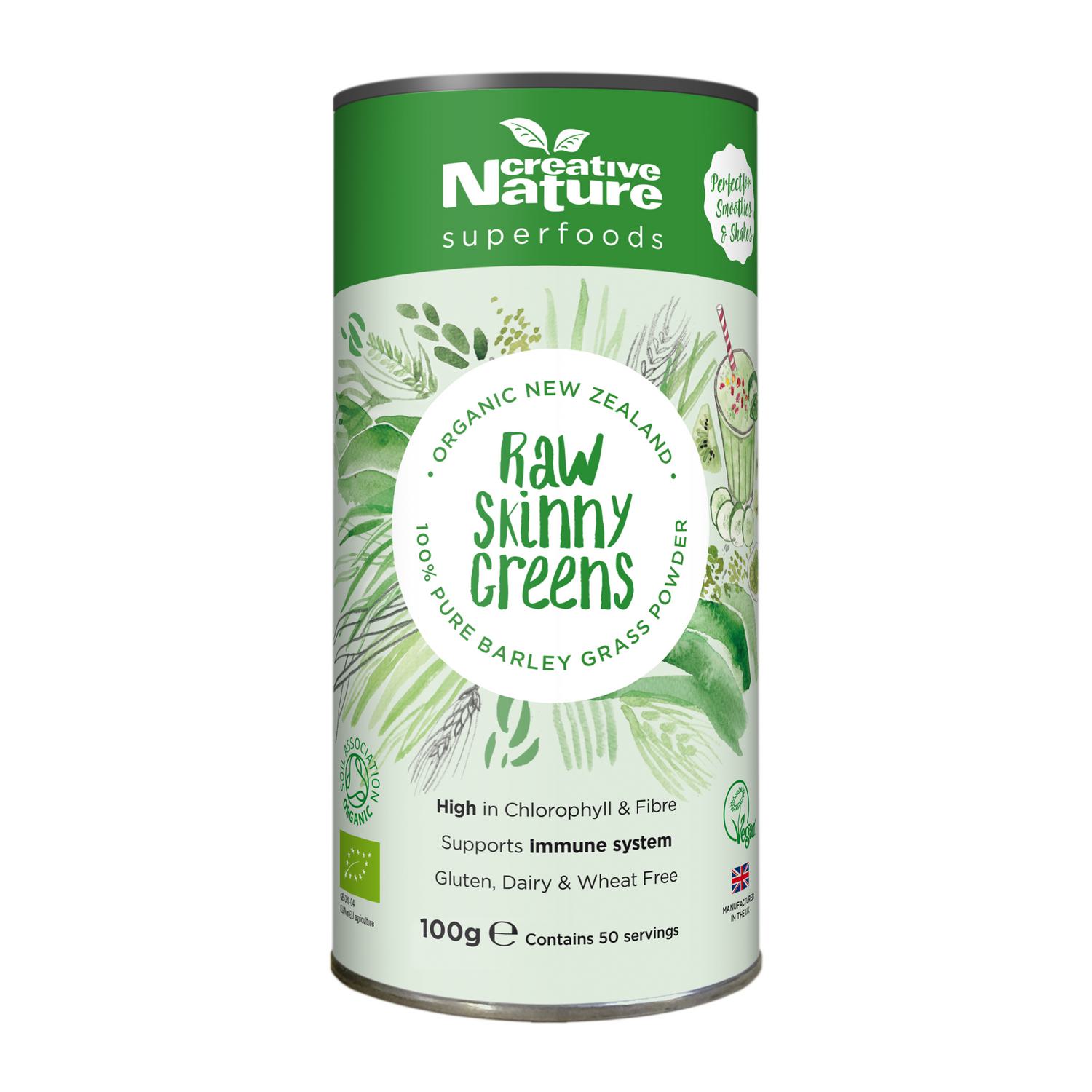 Organic Barley Grass Powder in 100g from Creative Nature