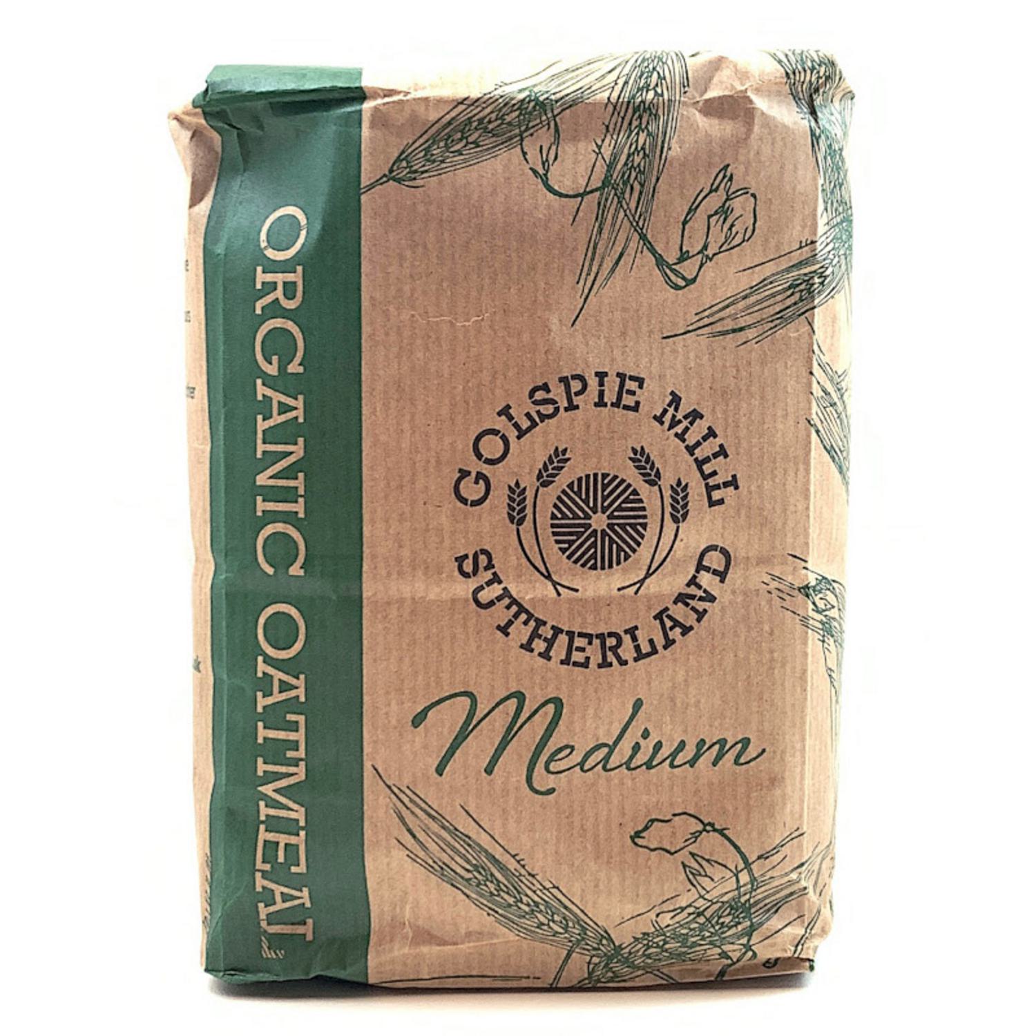 Organic Coarse Oatmeal in Kilos from Golspie Mill