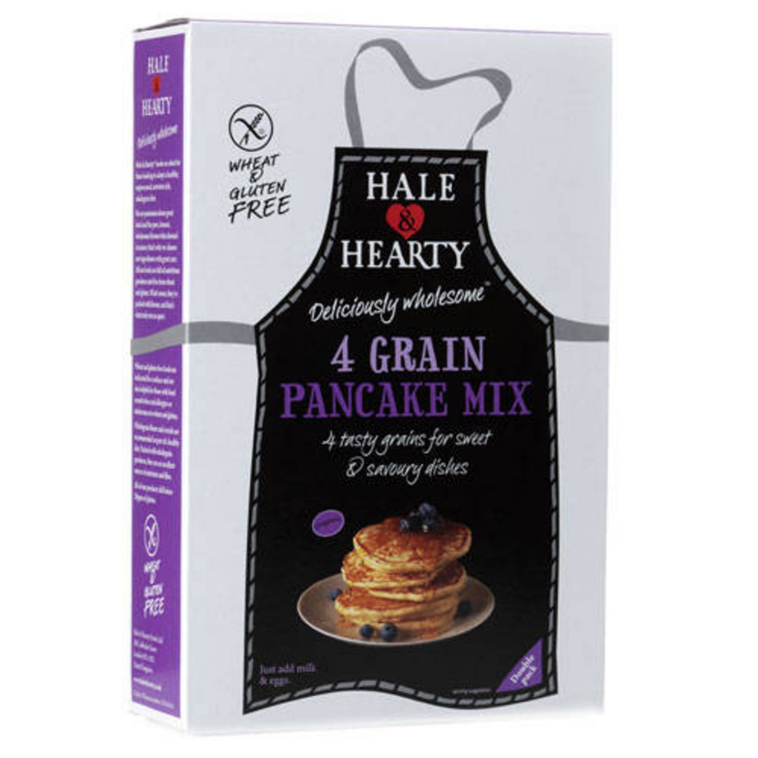 Four Grain Pancake Mix (400g) Hale & Hearty gluten free, Vegan, ORGANIC Four Grain Pancake Mix (400g) Hale & Hearty gluten free, Vegan, ORGANIC
