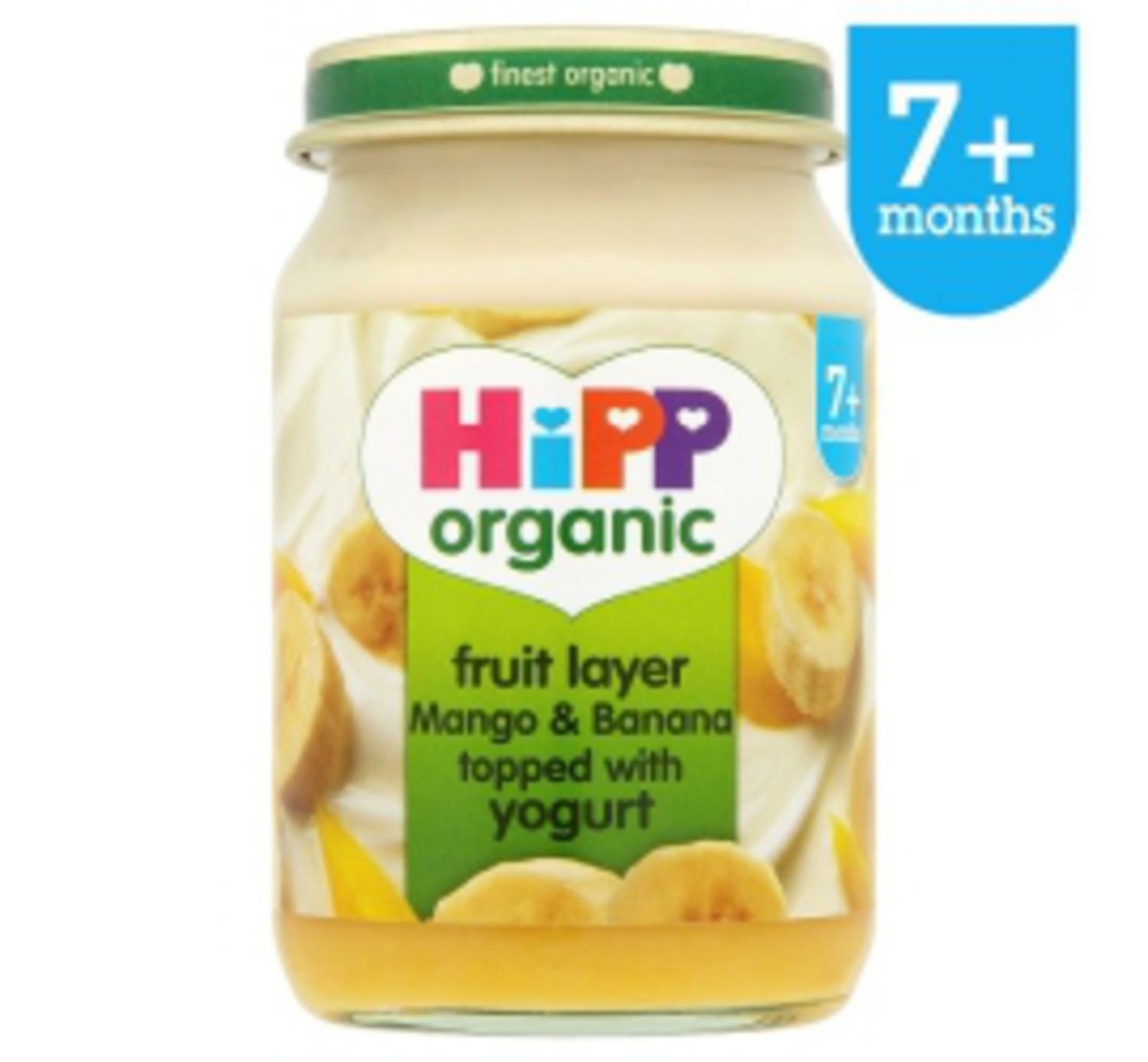 Organic Mango Banana and Yoghurt Baby Food in 160g from Hipp