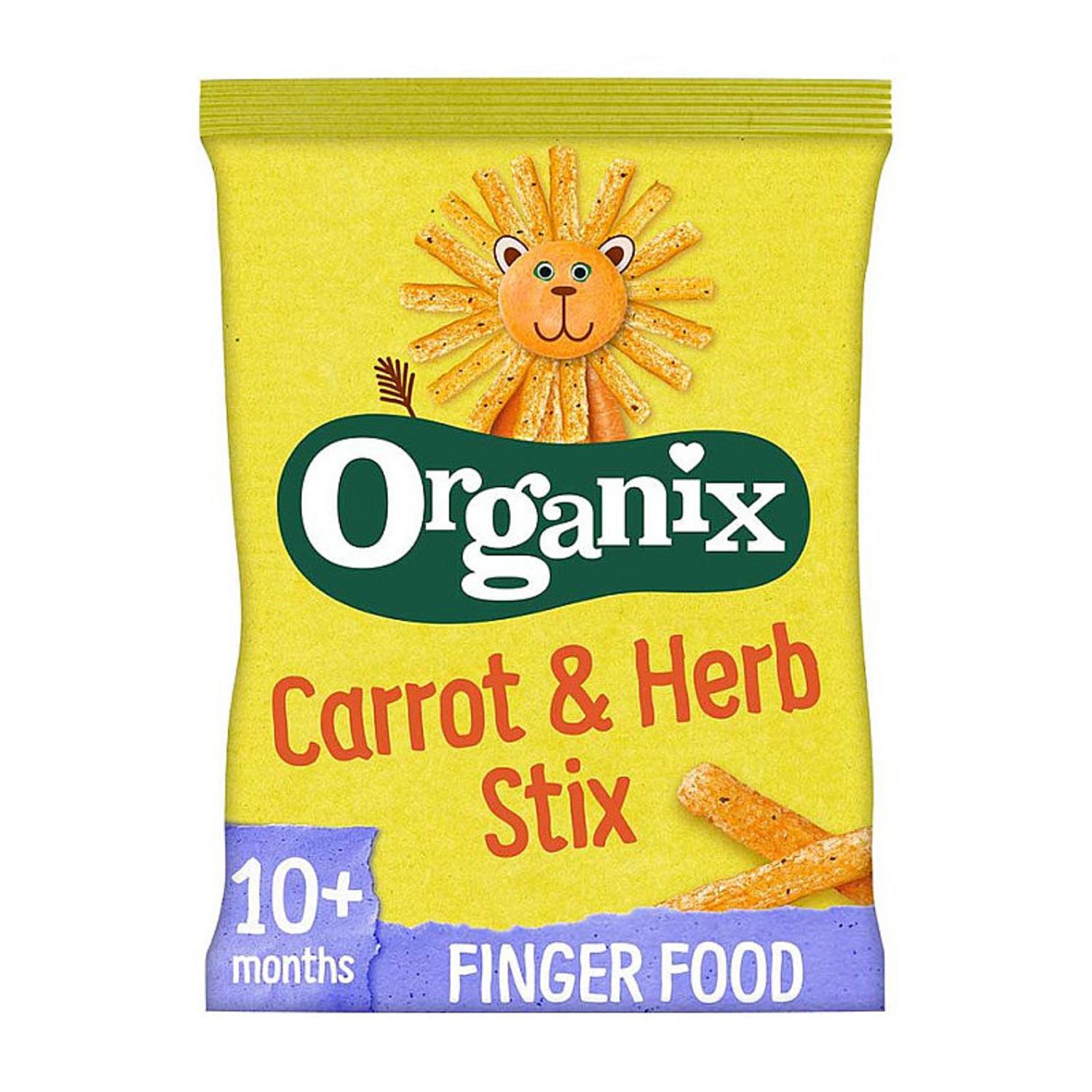 Organic Carrot Sticks Baby Food in 20g from Organix