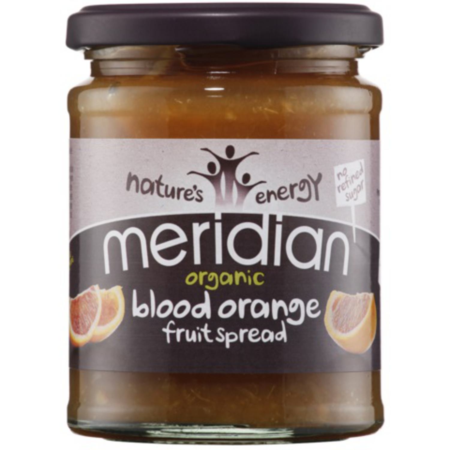 Organic Blood Orange Fruit Spread in 284g from Meridian
