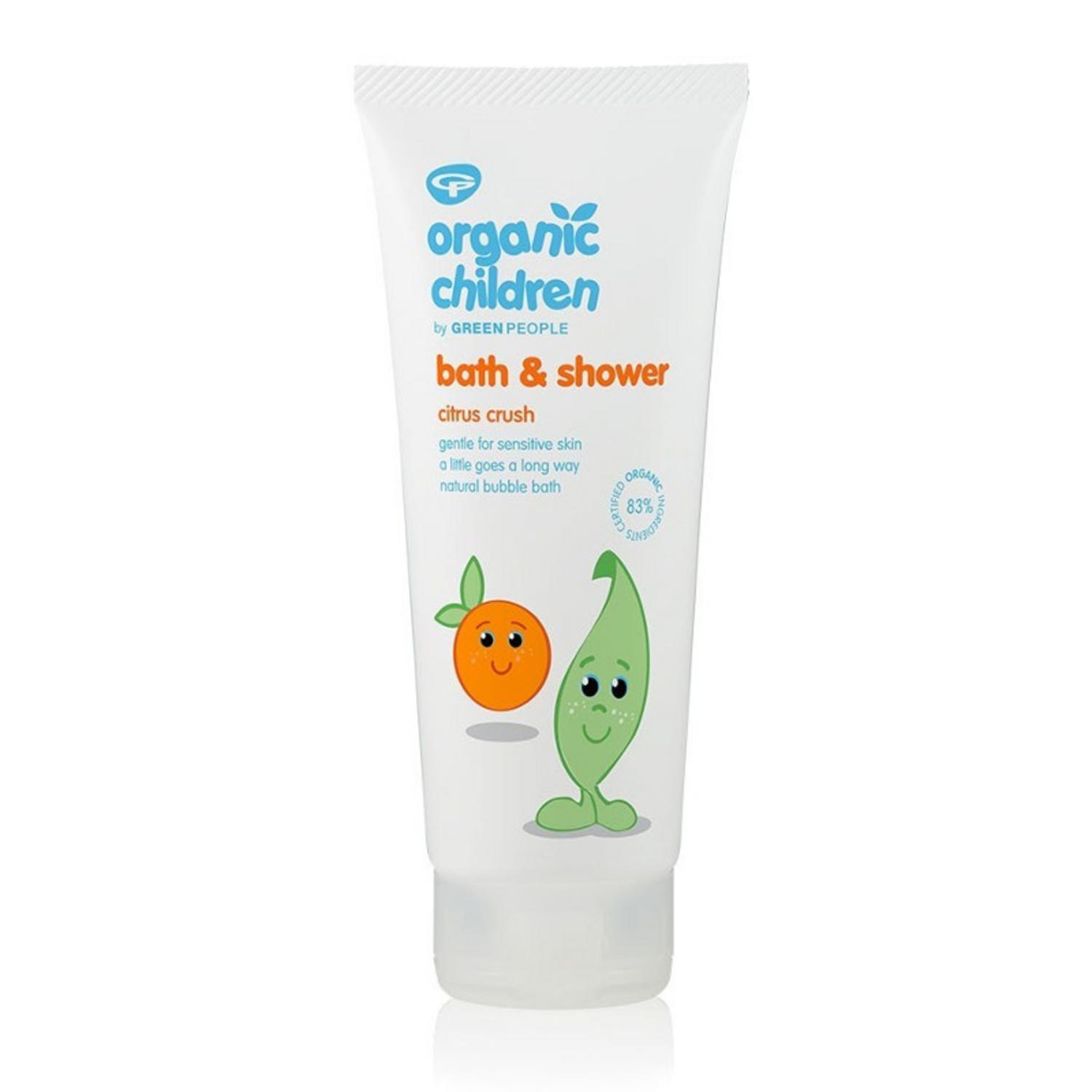 Organic Citrus and Aloe Vera Bath and Shower Gel Children's in 200ml from Green People