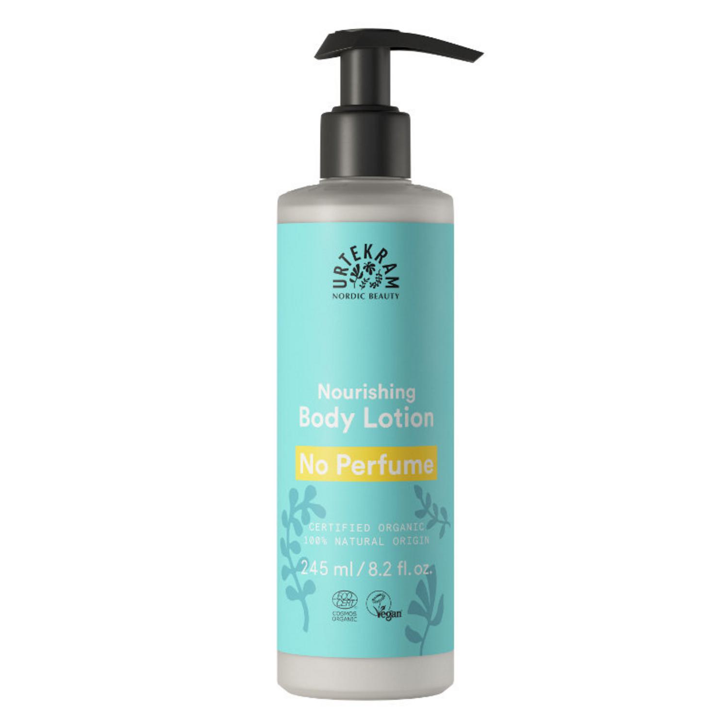 Organic No Perfume Body Lotion in 245ml from Urtekram