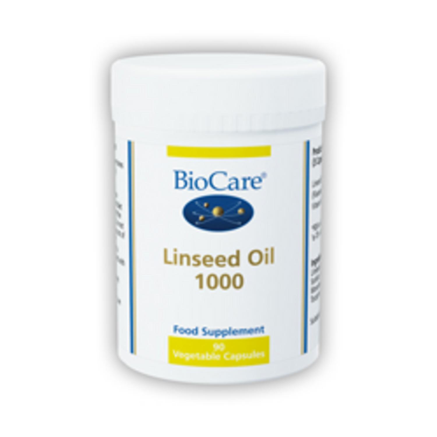 Linseed Oil Supplement 1000 in 90vegcaps from BioCare