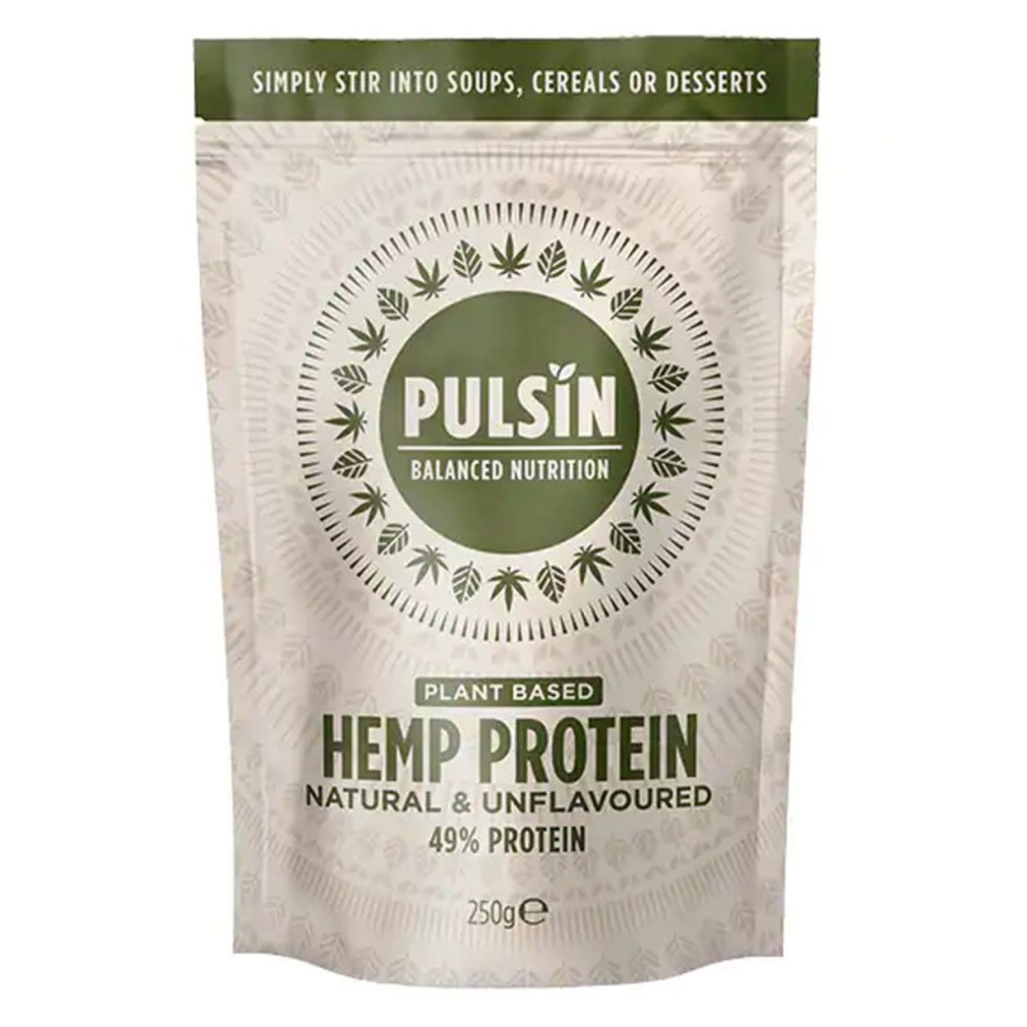 Raw Hemp Protein Isolate in 250g from Pulsin