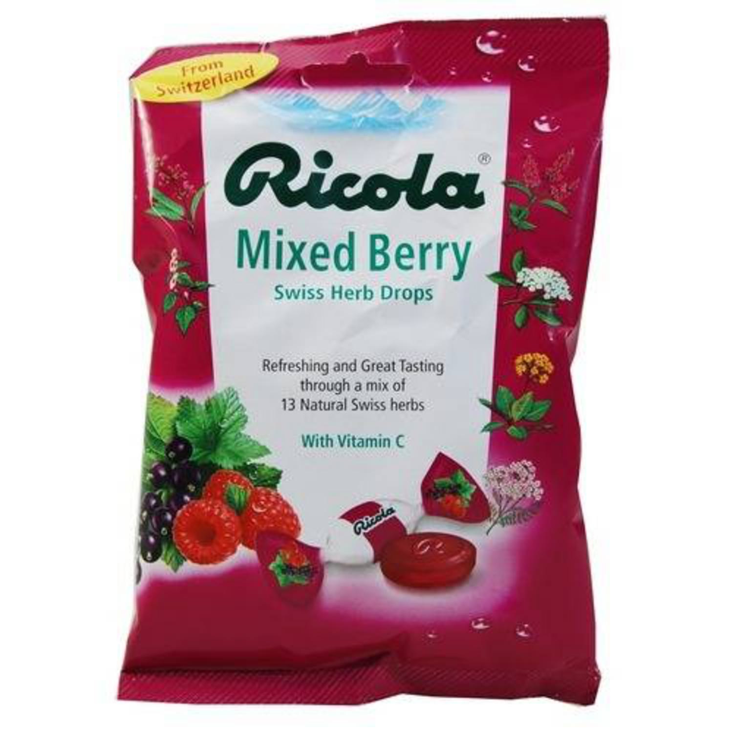 Mixed Berry Herbal Drops in 70g from Ricola