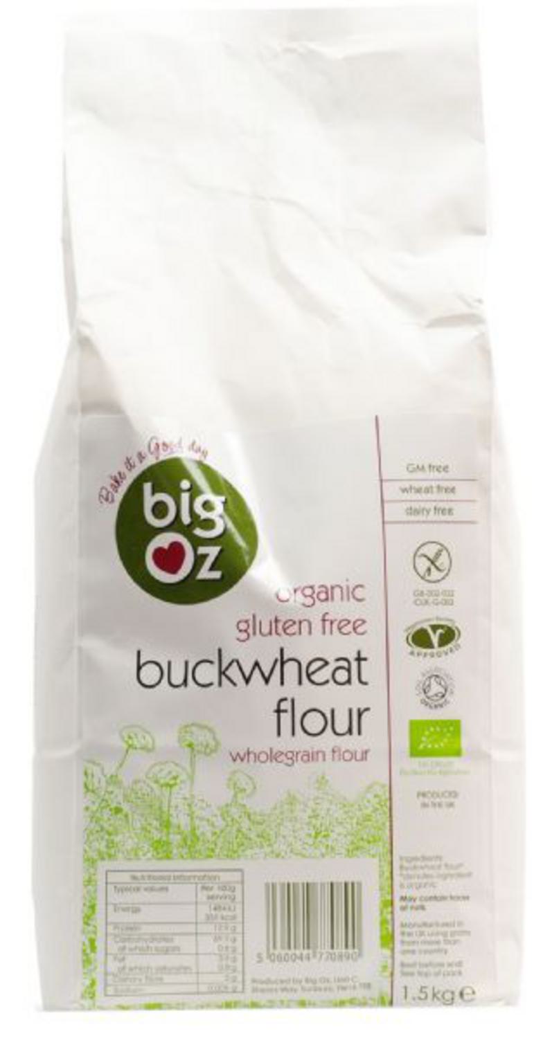 Organic Buckwheat Flour in 1.5kg from Big Oz