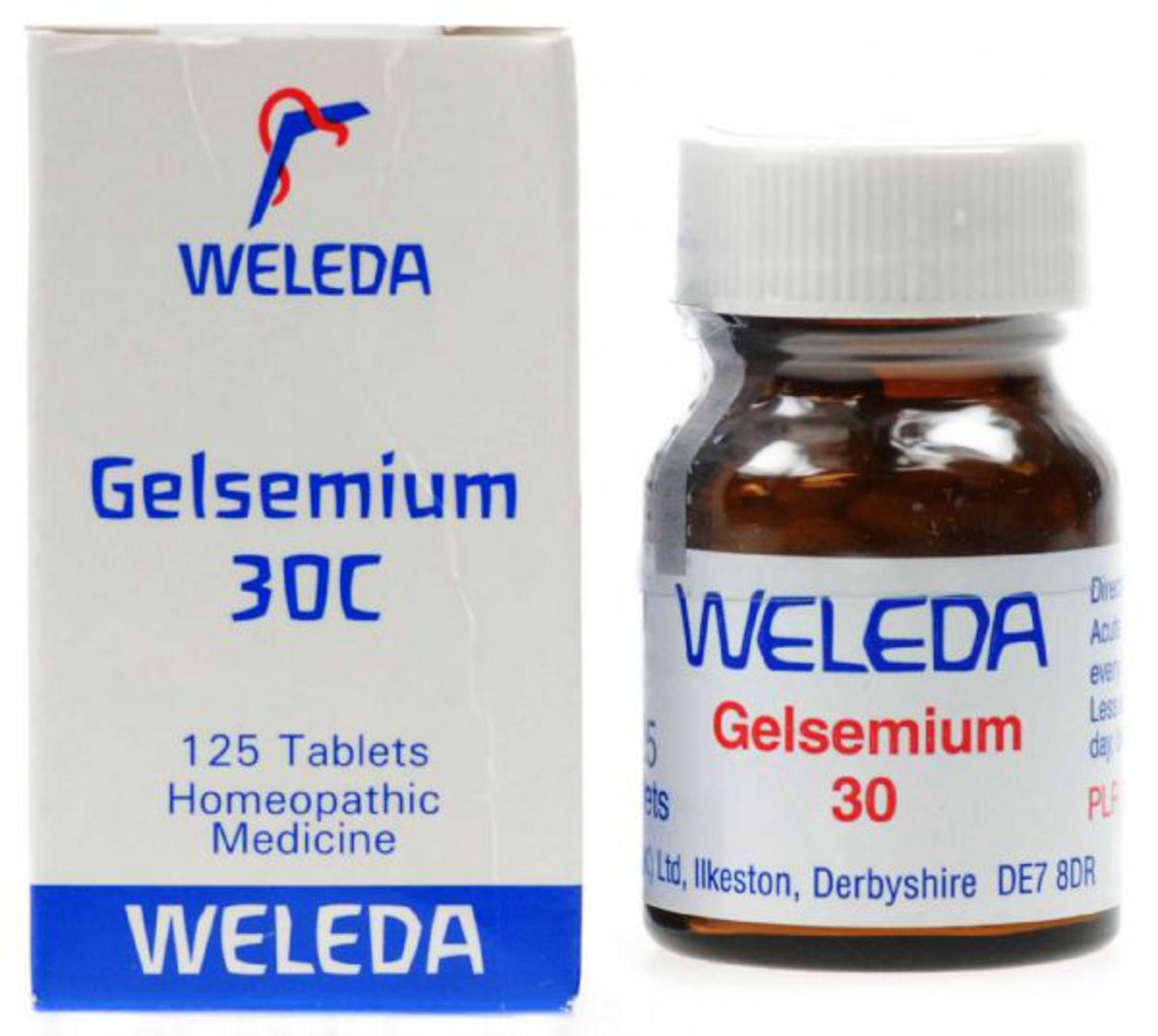 Gelsemium Homeopathic Remedy 30c in 125tabs from Weleda