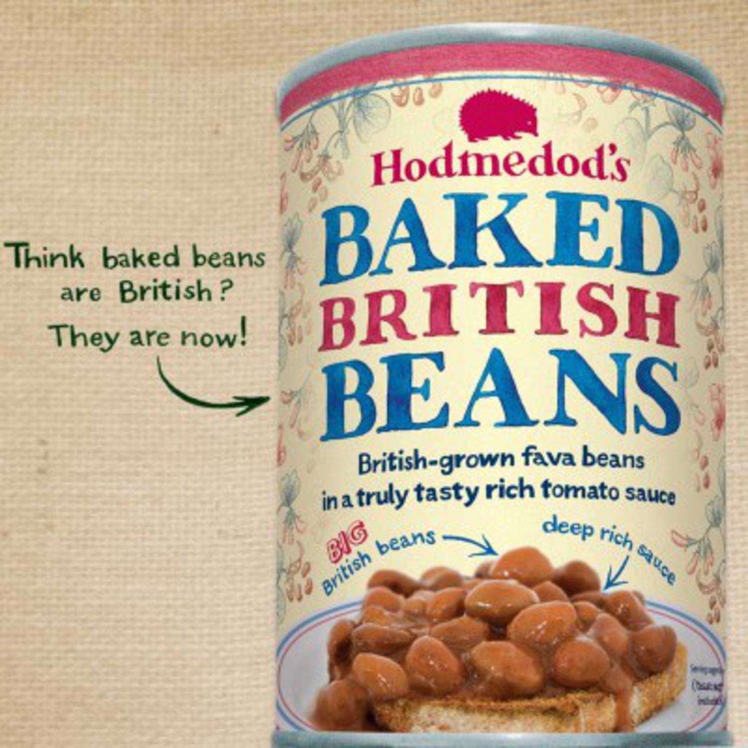British Baked Beans in 400g from Hodmedod's
