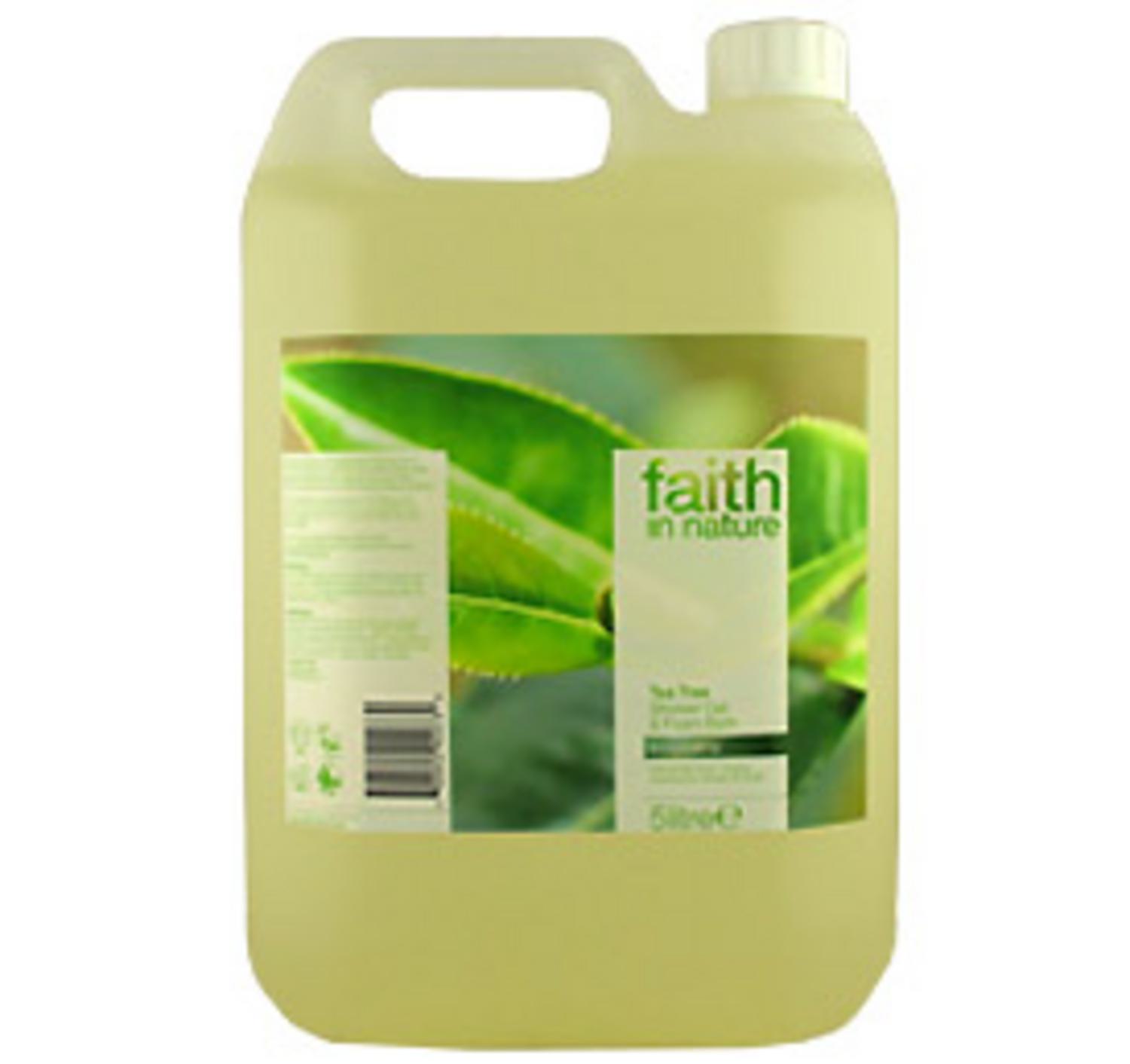Tea Tree Bath and Shower Gel Foam in 5l from Faith In Nature