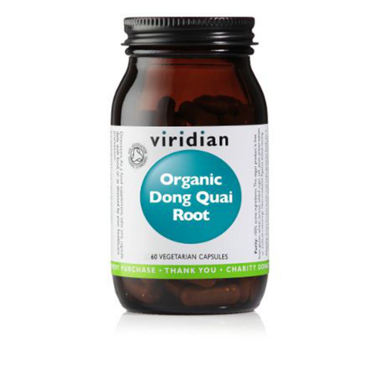 Organic Dong Quai Root Herbal Product 400mg in 60vegcaps from Viridian