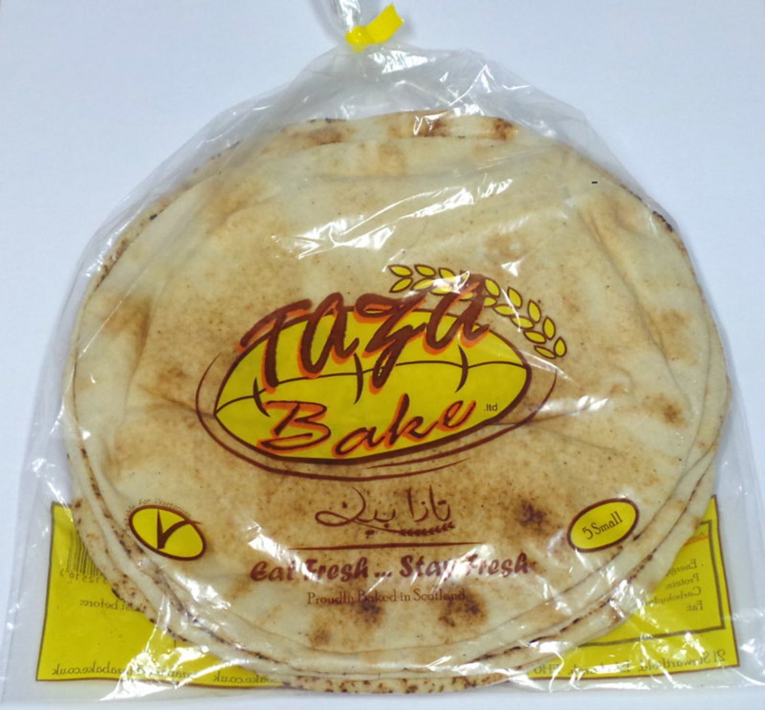 Mediterranean White Wrap Bread Khobez from Tazabake