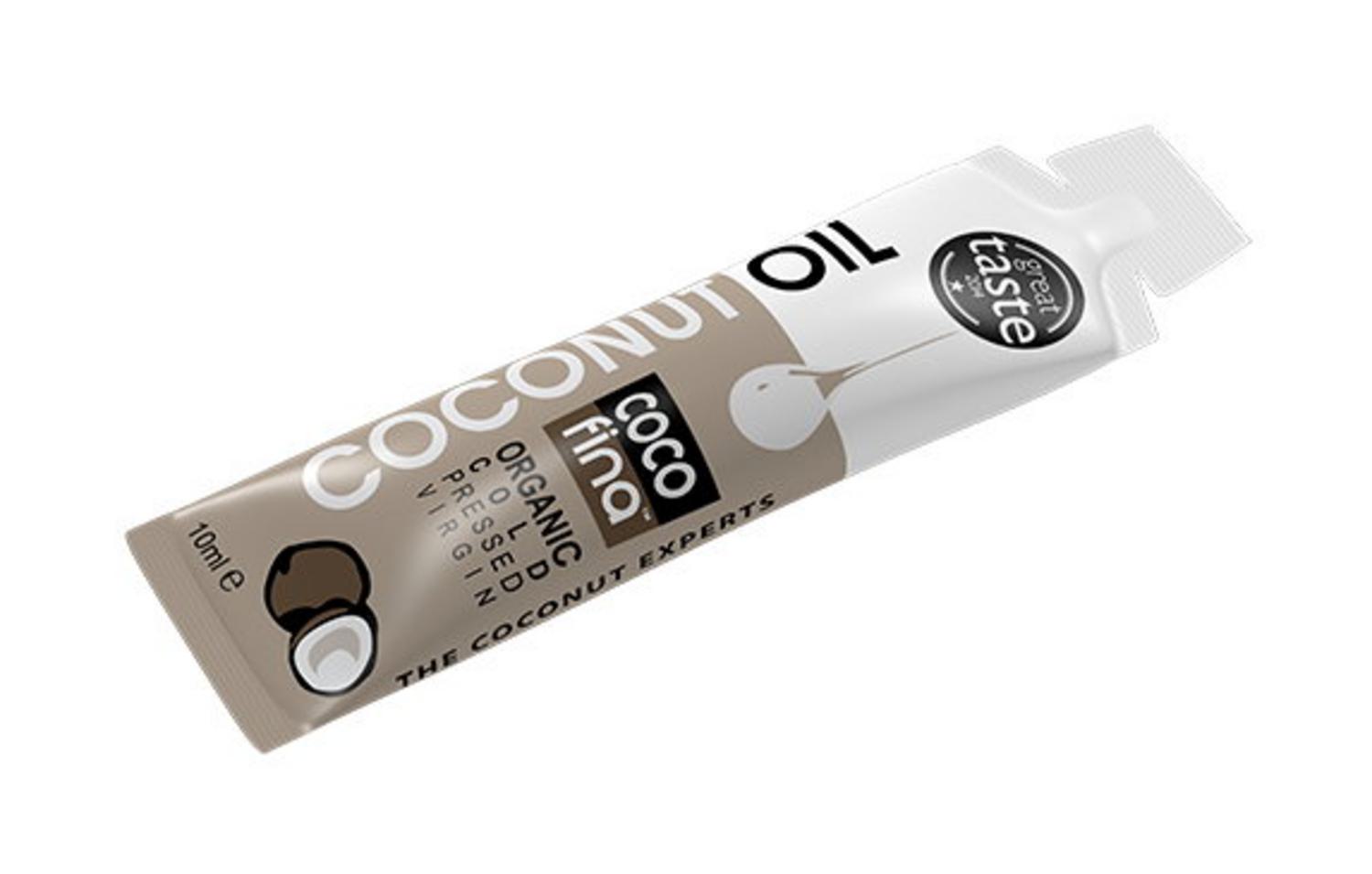 Organic Coconut Oil Sachet in 10ml from Cocofina