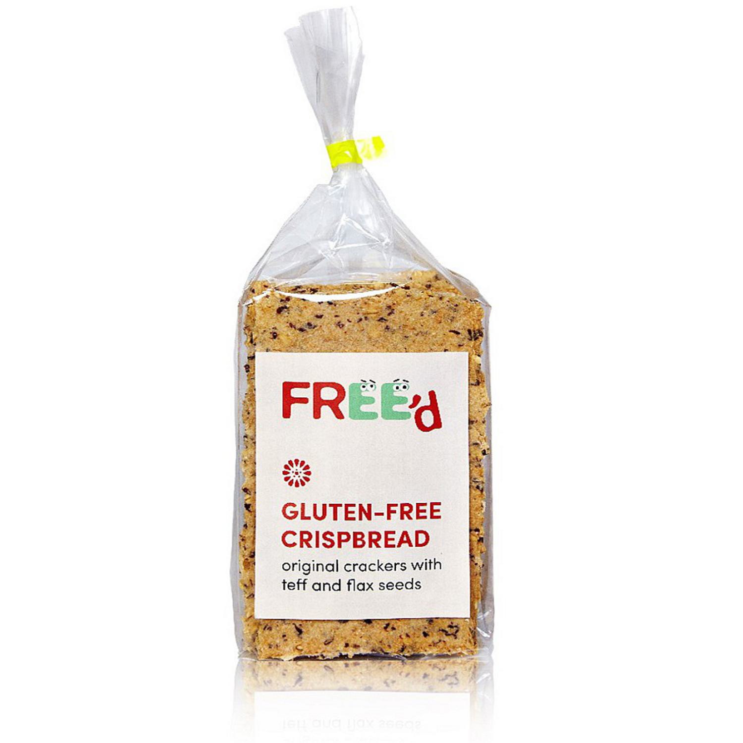 Teff and Flaxseed Crispbreads in 200g from Free'd