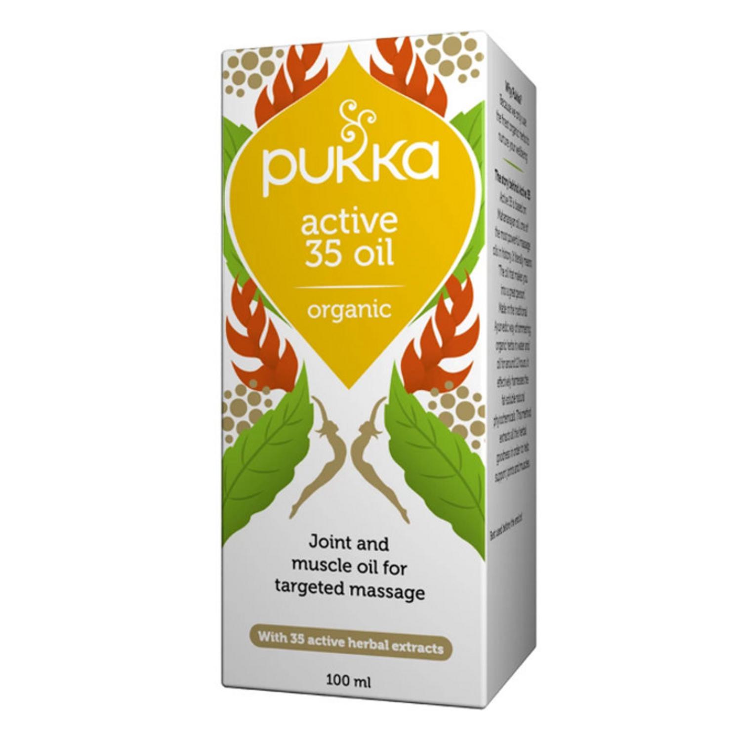 Organic Active 35 Massage Oil in 100ml from Pukka