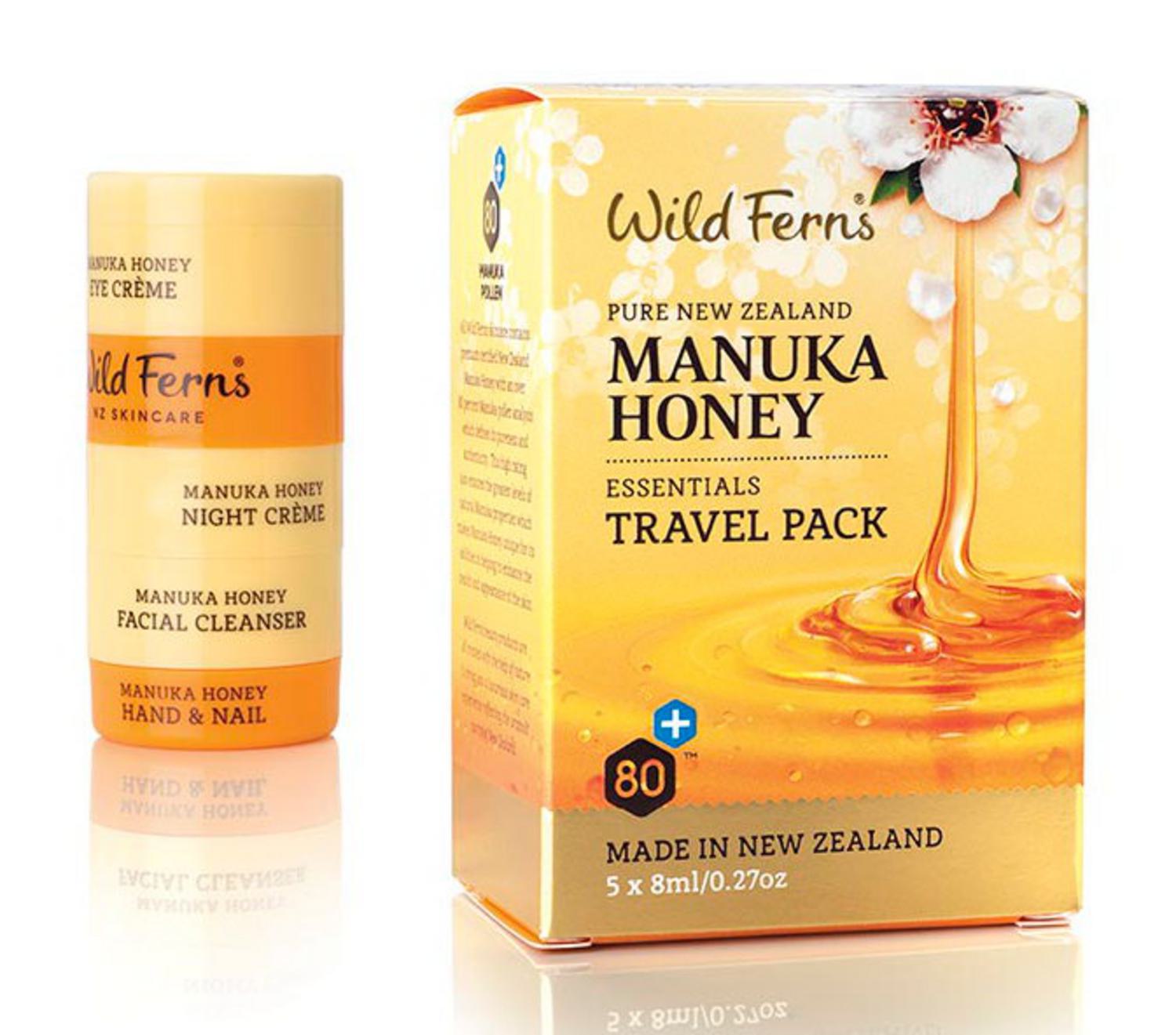 Manuka Honey Travel Pack in 5X8ml from Wild Ferns