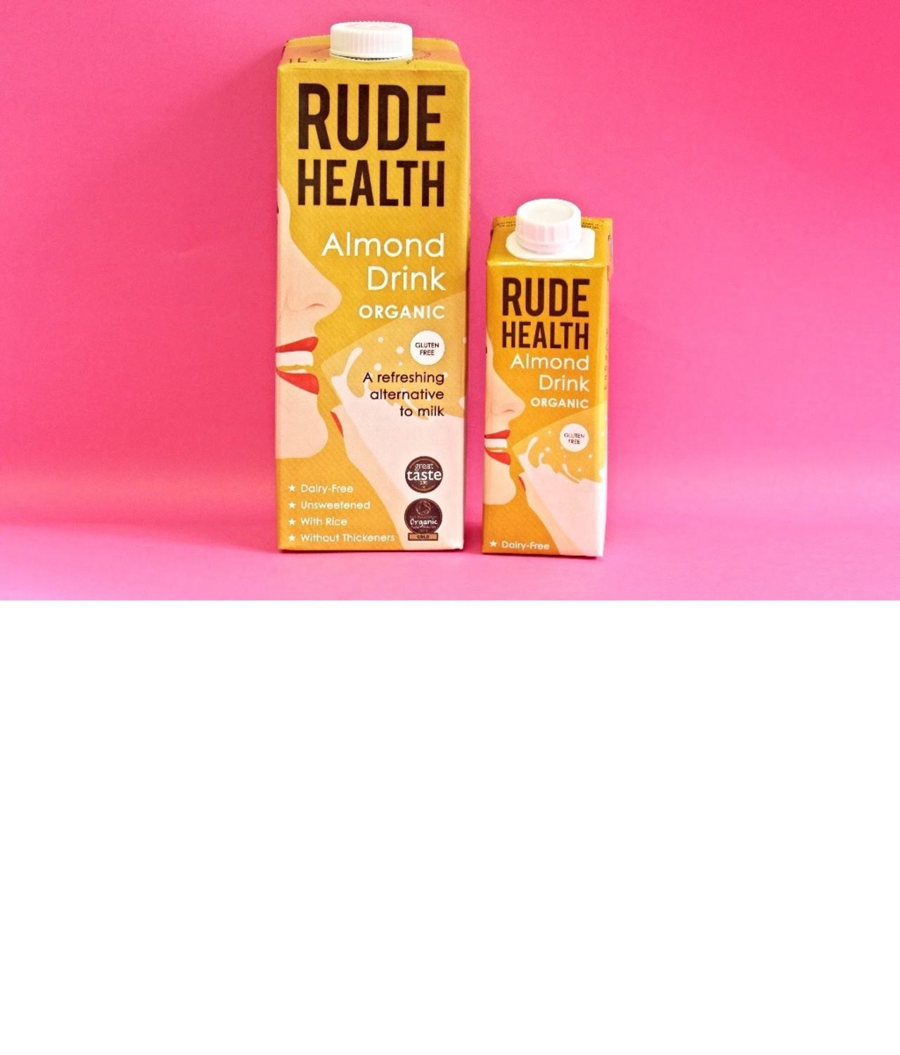 Organic Almond Milk with Rice Drink in 250ml from Rude Health