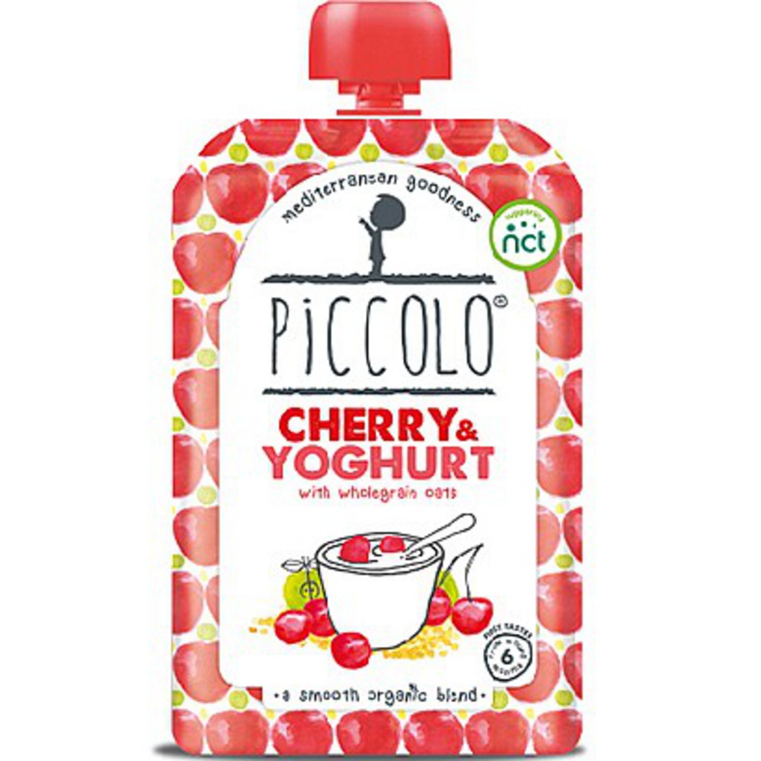 Organic Cherry and Yoghurt Baby Food in 100g from Piccolo