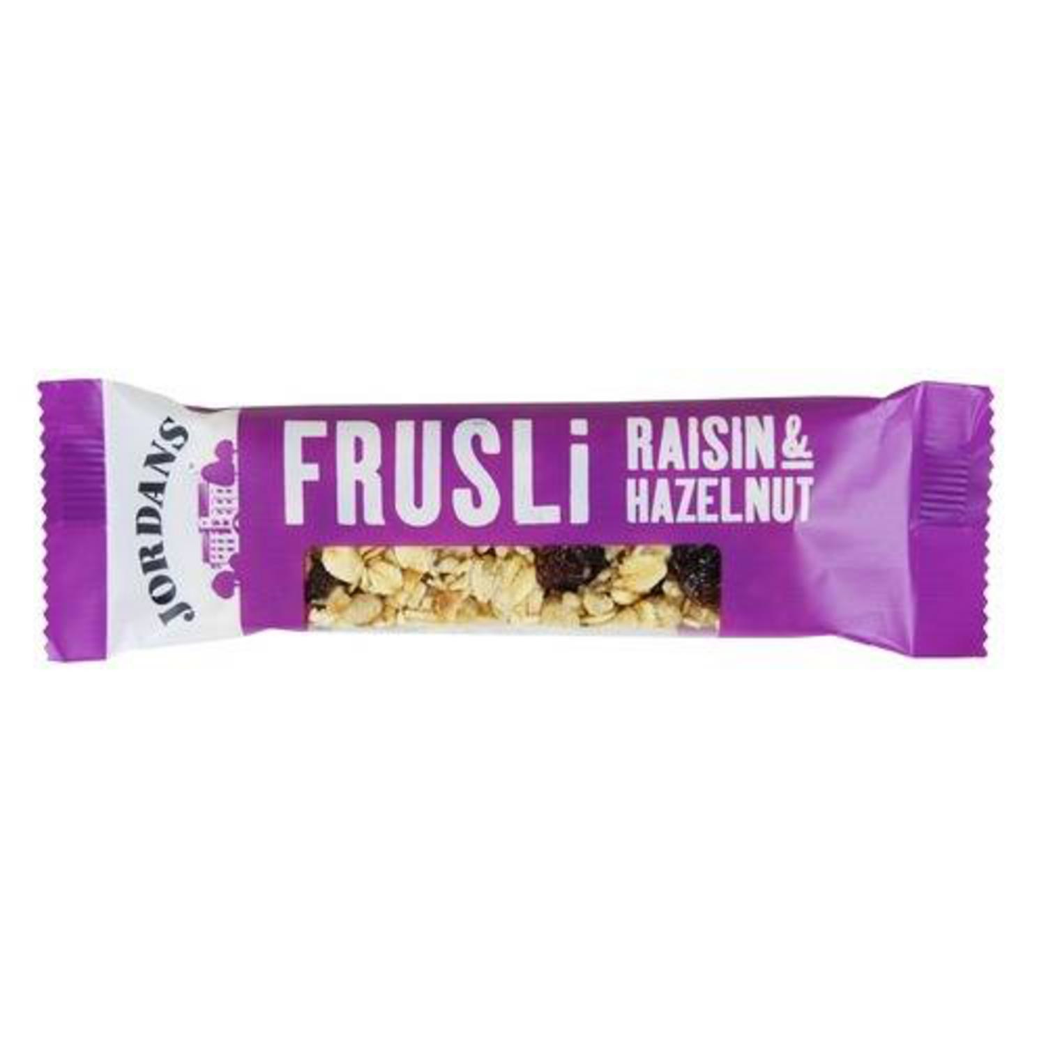 Frusli Frusli Raisin and Hazelnut Snackbar in 33g from Jordans
