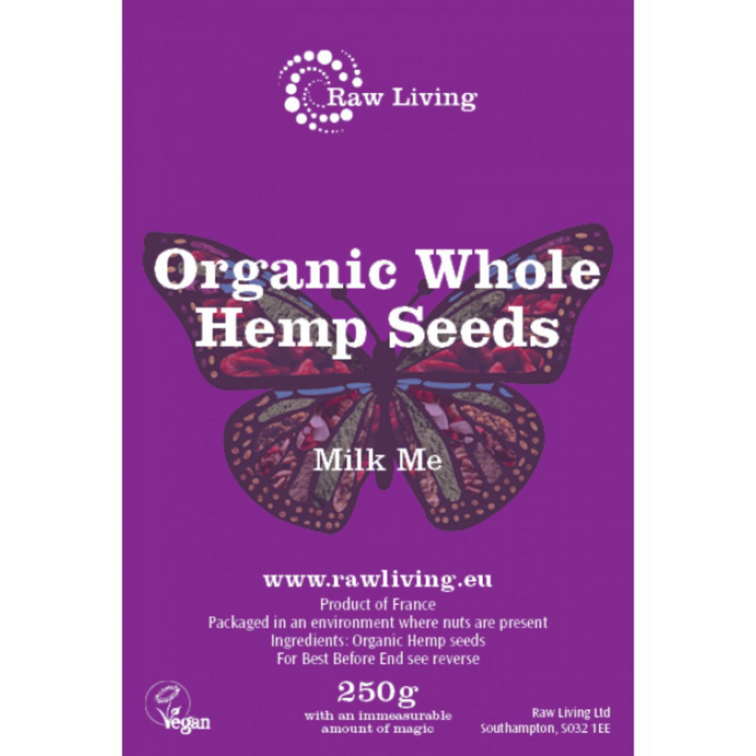Organic Whole Hemp Seed in Kilos from Raw Living
