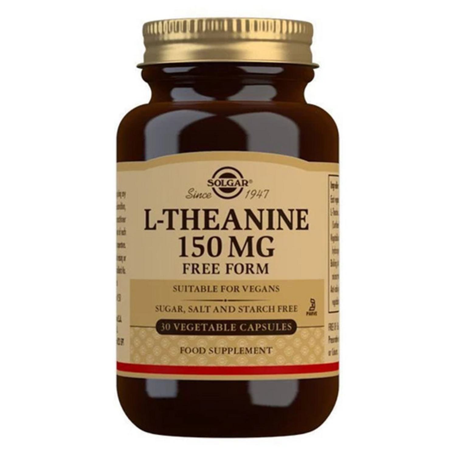Amino Acid Supplement LTheanine 150 mg in 50capsules from Solgar