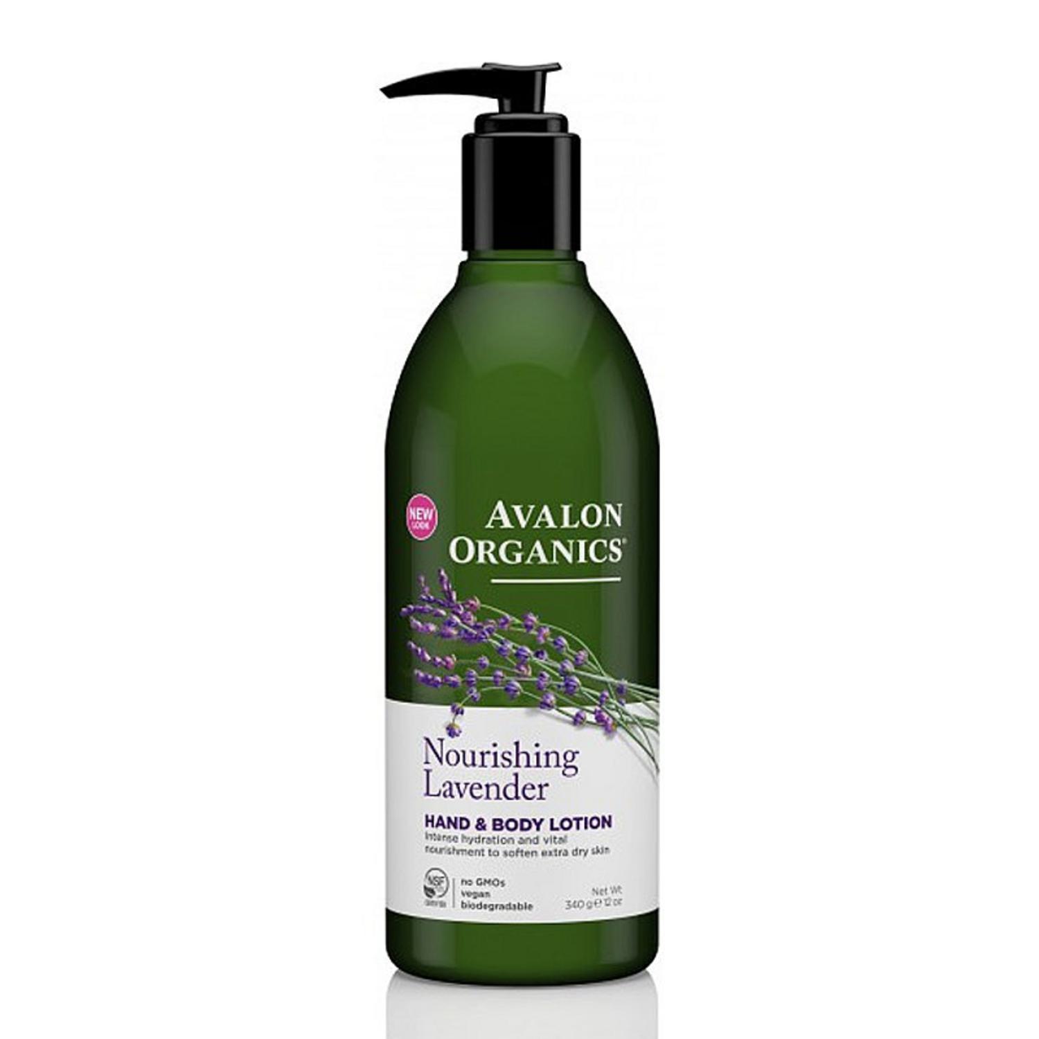 Organic Lavender Hand and Body Lotion in 355ml from Avalon Organic