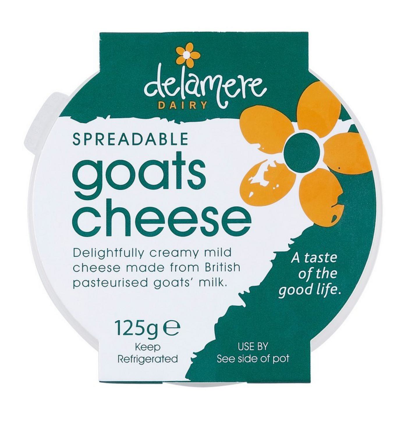 Goats Cheese Spreadable in 125g from Delamere Dairy