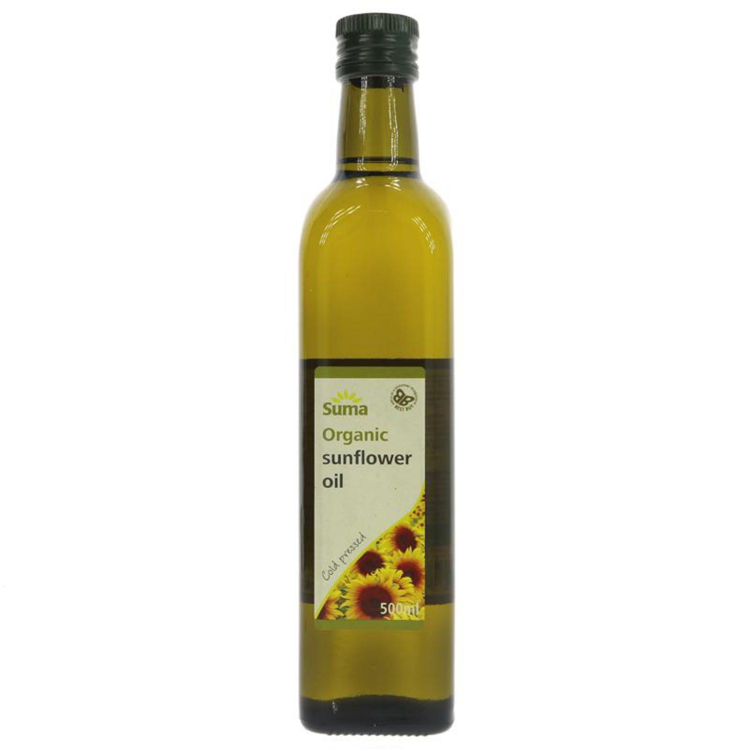 Sunflower Oil Cold Pressed in 500g from Suma