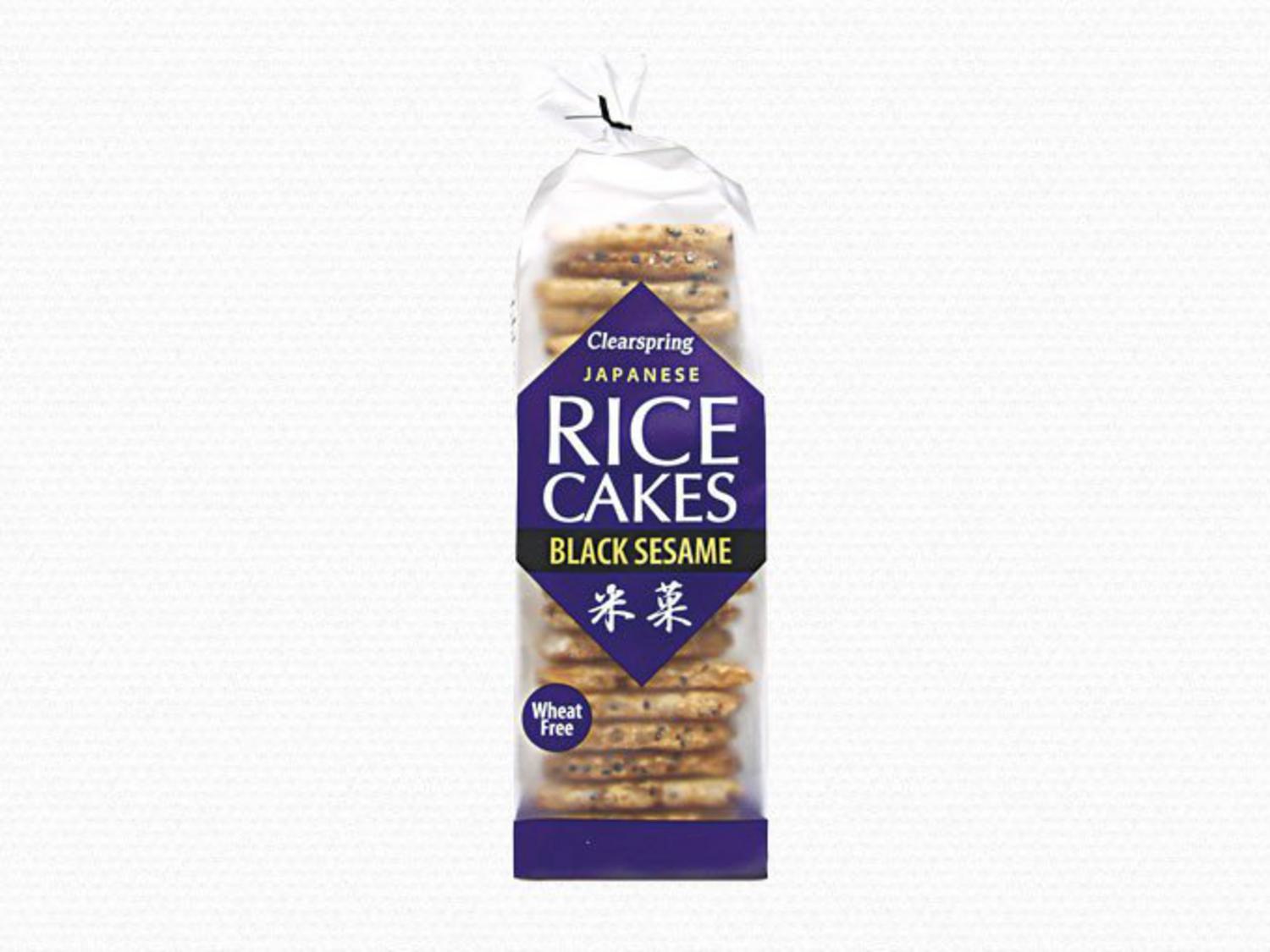 Black Sesame Rice Cakes in 150g from Clearspring
