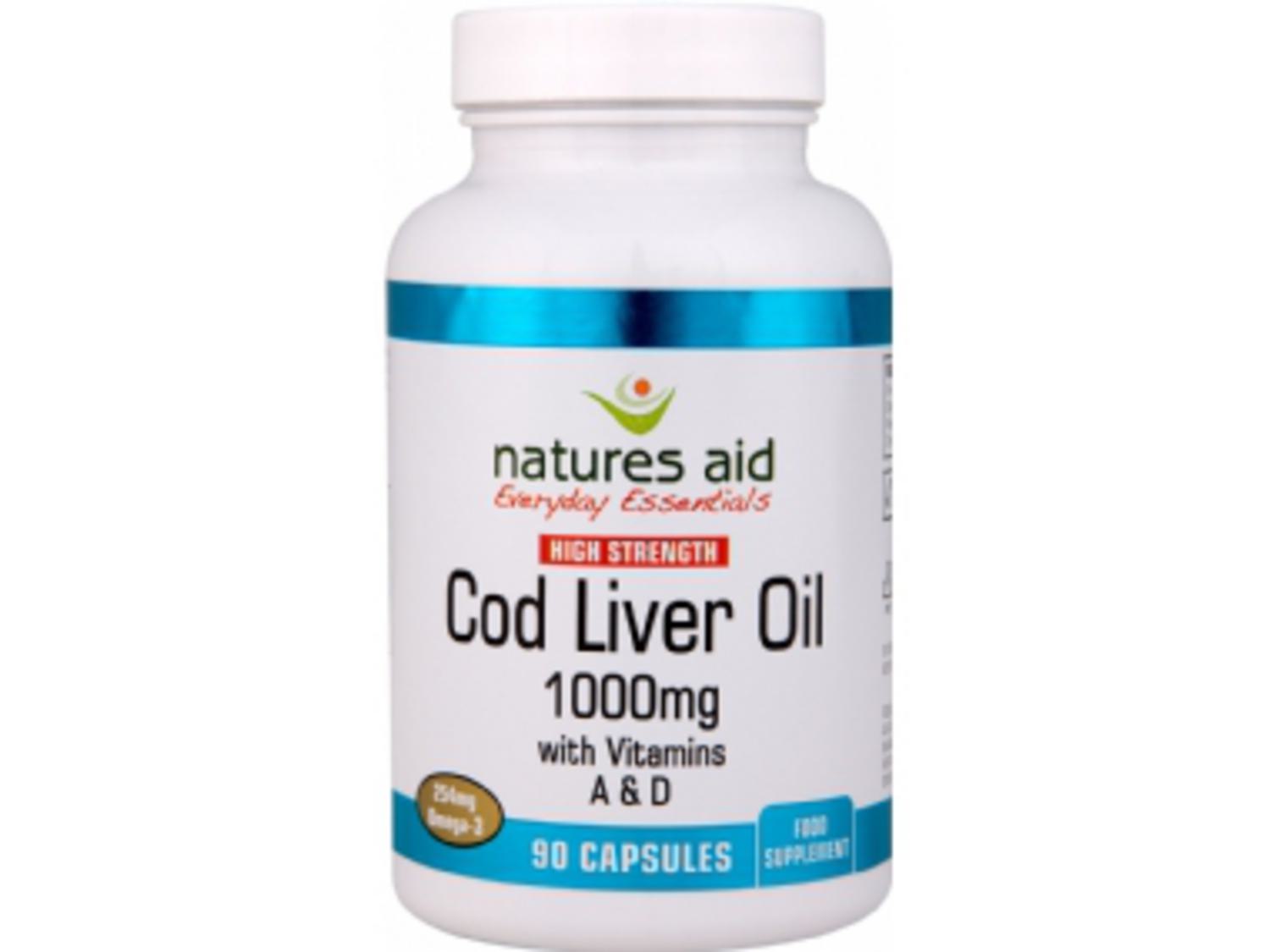 Cod Liver Oil 1000mg in 90capsules from Natures Aid