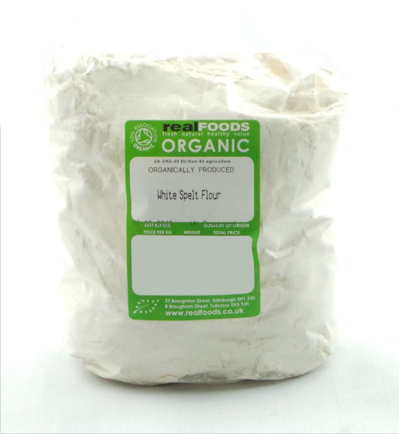 Organic White Spelt Flour from Real Foods Buy Bulk Wholesale Online