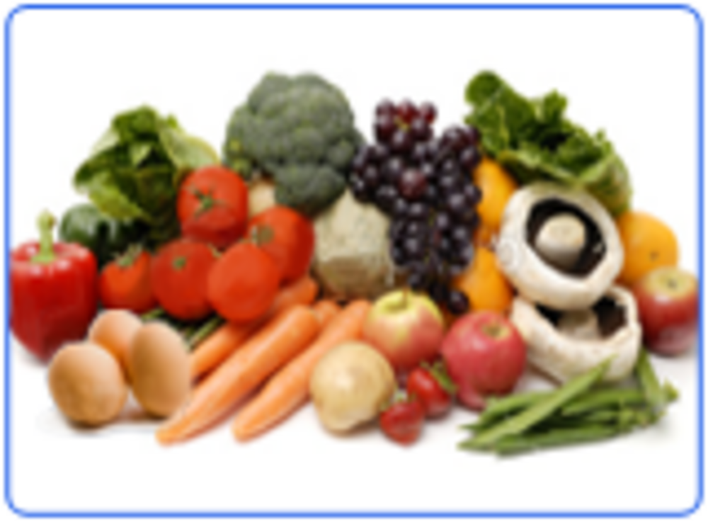 fresh fruit & vegetables - very tasty