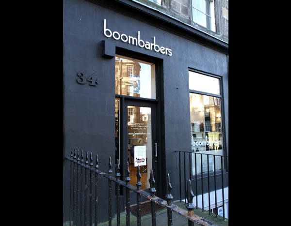 Boombarbers shop front