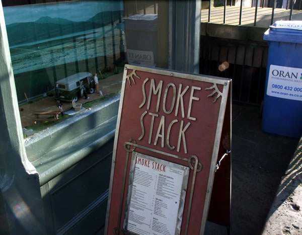 Smoke Stack restaurant sign