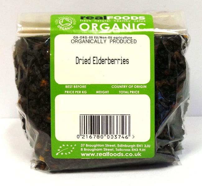 Dried Elderberries ORGANIC