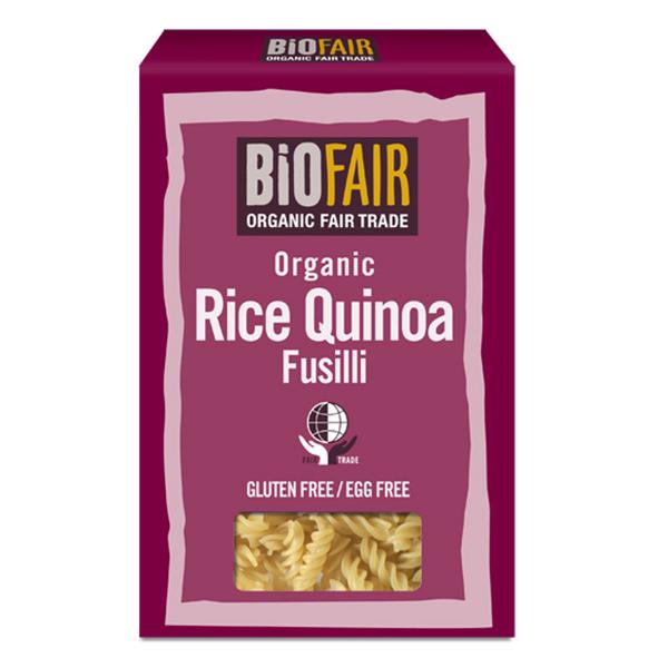 Rice & Quinoa Fusilli Pasta Gluten Free, FairTrade, ORGANIC