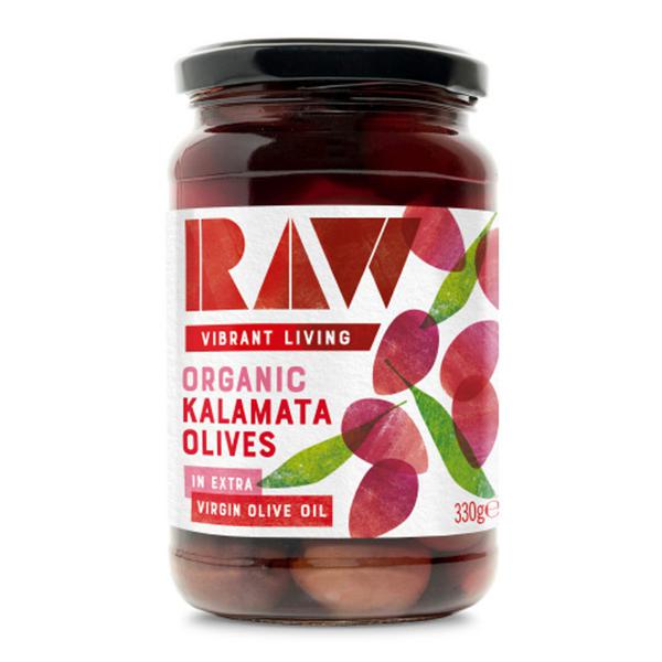 Kalamata Olives in Raw Extra Virgin Olive Oil ORGANIC