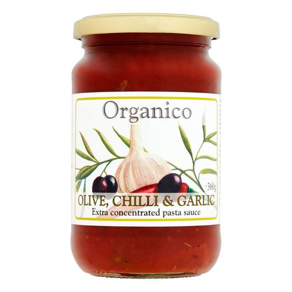Olive,Chilli & Garlic Sauce Vegan, ORGANIC