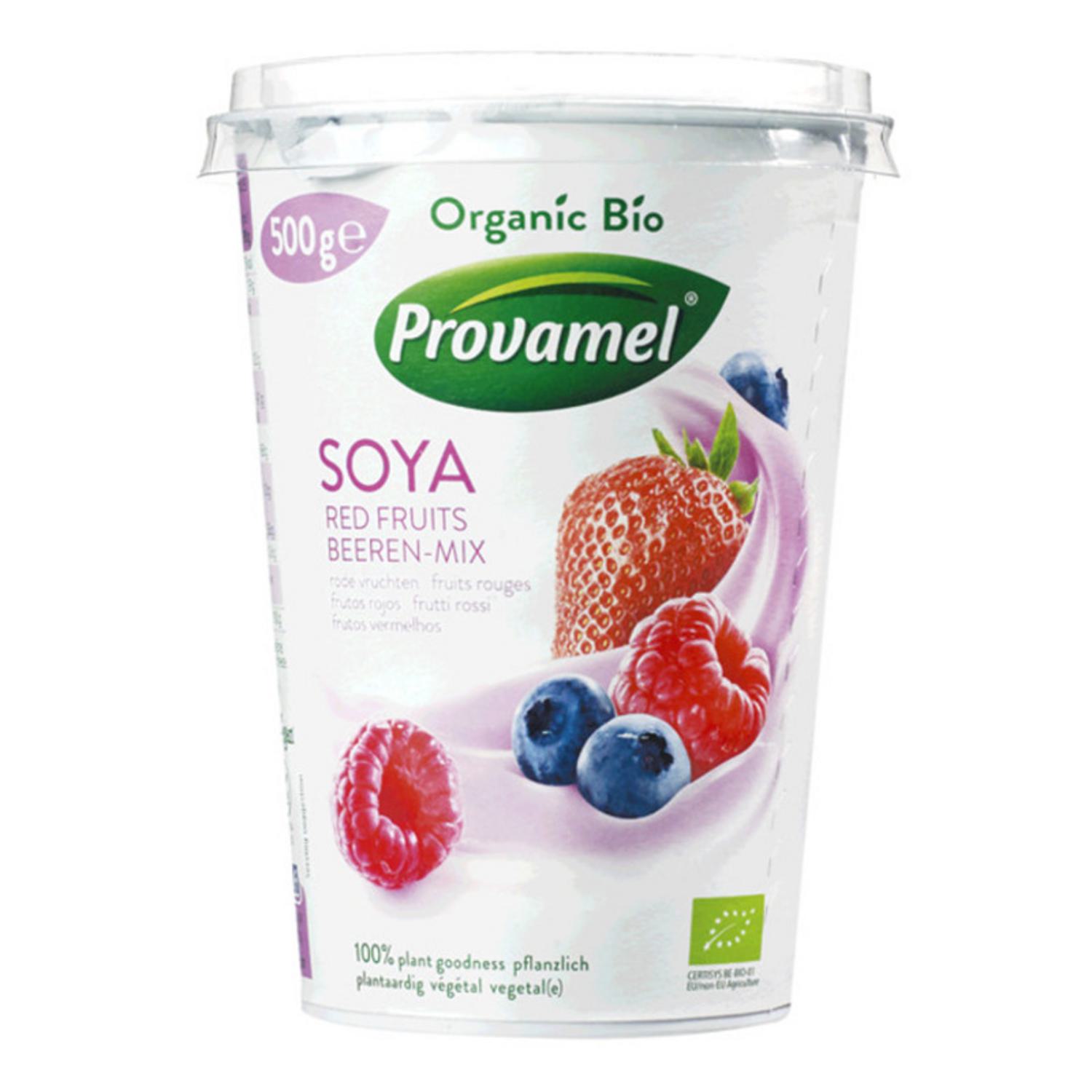 Yofu Organic Forest Fruits Yofu Soya Yoghurt in 500ml from Provamel