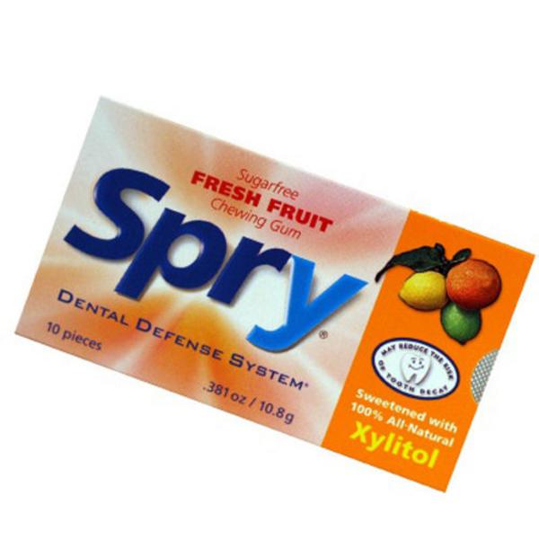 Spry Fruit Chewing Gum Xylitol Gluten Free, sugar free