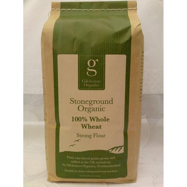 Stoneground 100% Wholewheat Strong Flour Vegan, ORGANIC