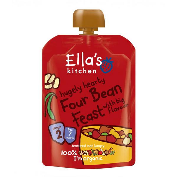 Four Bean Feast Baby Food Vegan, ORGANIC