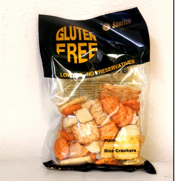 Plain Rice Crackers Fat Free Gluten Free