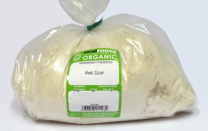 Organic Vital Wheat Gluten Flour from Real Foods Buy Bulk ...