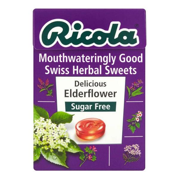 Elderflower Swiss Herb Drops sugar free, Vegan