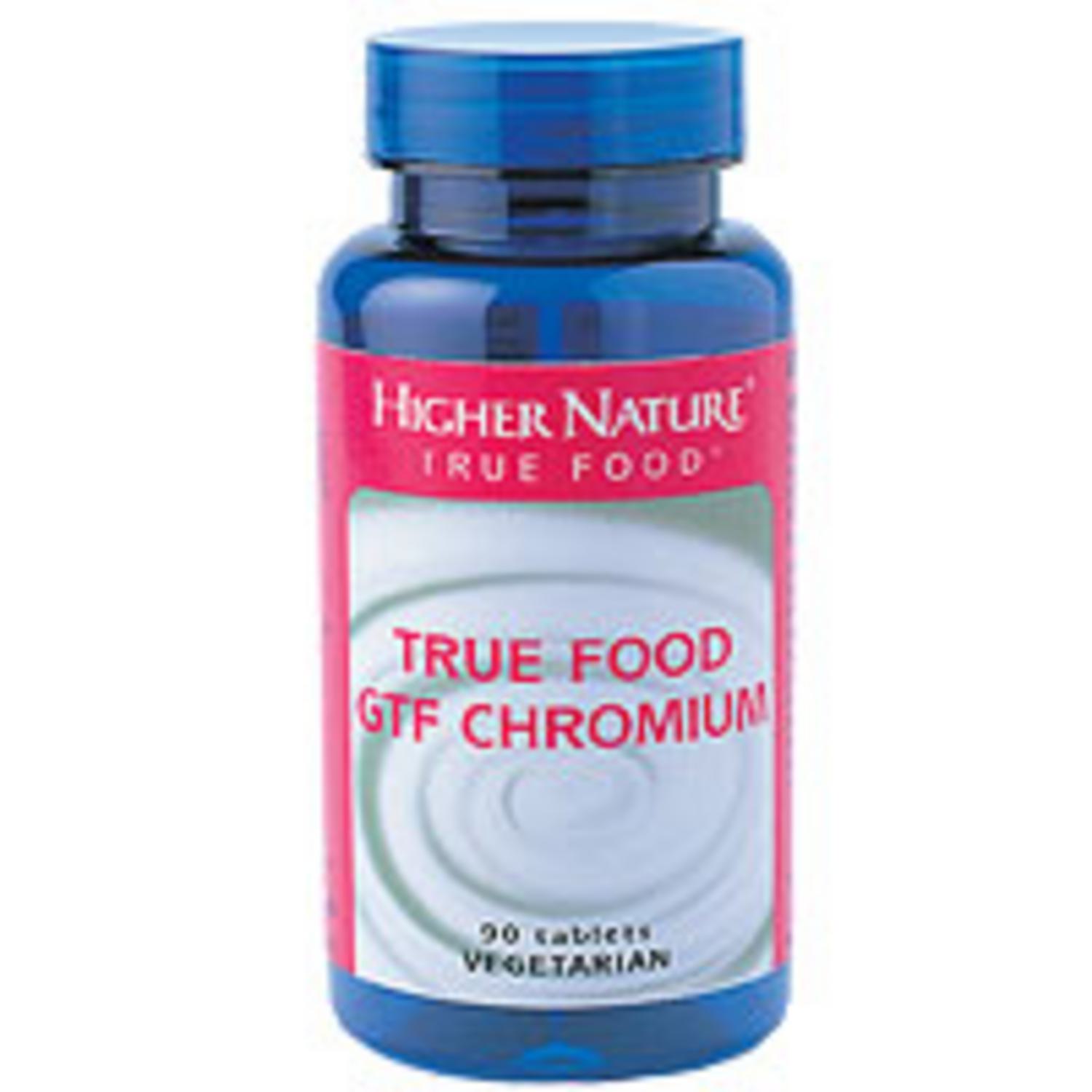 True Food GTF Chromium Supplement True Food in 30tabs from Higher Nature